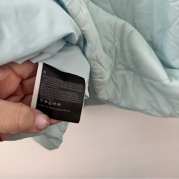 Lululemon Quilted Light Insulation Jacket Powder Blue Size Medium (6) Oversized! - Picture 9 of 9